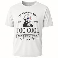Too Cool British Rule / Funny 4th Of July George Washington Cooling Performance Crew T-Shirt