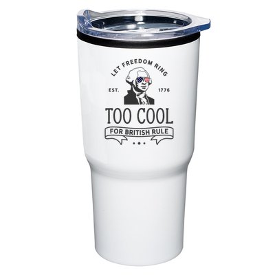 Too Cool British Rule / Funny 4th Of July George Washington Tumbler