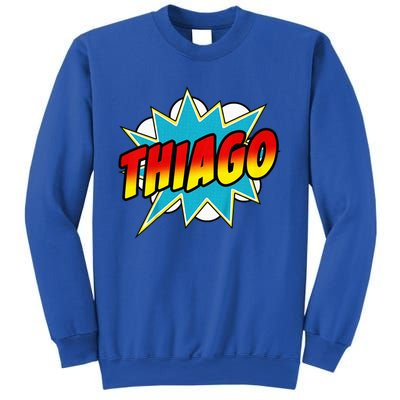 Thiago Comic Book Superhero Name Sweatshirt