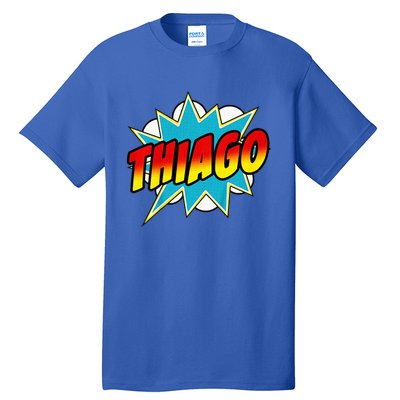 Thiago Comic Book Superhero Name Tall T-Shirt