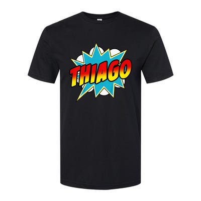 Thiago Comic Book Superhero Name Softstyle CVC T-Shirt