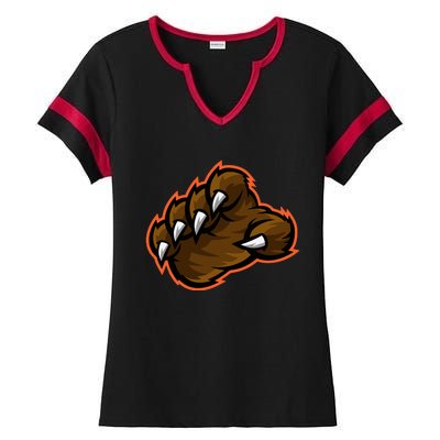 The Claw Bears Ladies Halftime Notch Neck Tee