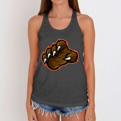 The Claw Bears Women's Knotted Racerback Tank