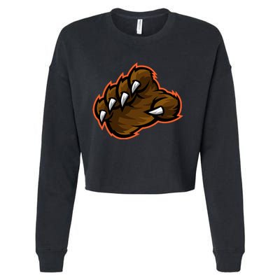 The Claw Bears Cropped Pullover Crew