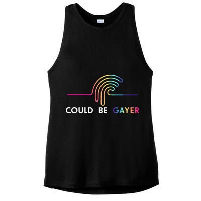Thomassanders Could Be Gayer 2024 Ladies PosiCharge Tri-Blend Wicking Tank