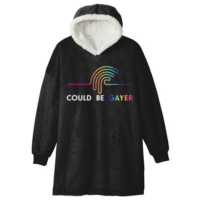 Thomassanders Could Be Gayer 2024 Hooded Wearable Blanket