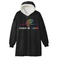Thomassanders Could Be Gayer 2024 Hooded Wearable Blanket
