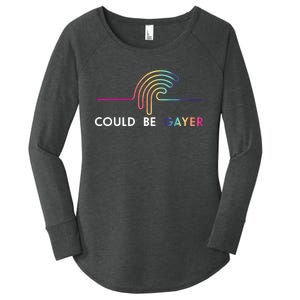 Thomassanders Could Be Gayer 2024 Women's Perfect Tri Tunic Long Sleeve Shirt