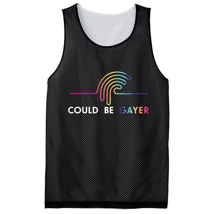 Thomassanders Could Be Gayer 2024 Mesh Reversible Basketball Jersey Tank