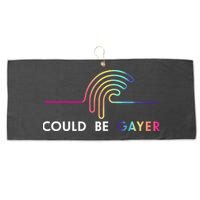Thomassanders Could Be Gayer 2024 Large Microfiber Waffle Golf Towel