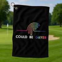 Thomassanders Could Be Gayer 2024 Golf Towel