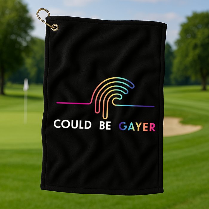 Thomassanders Could Be Gayer 2024 Golf Towel