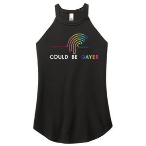 Thomassanders Could Be Gayer 2024 Women's Perfect Tri Rocker Tank