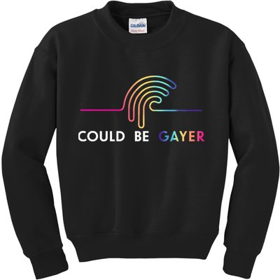 Thomassanders Could Be Gayer 2024 Kids Sweatshirt