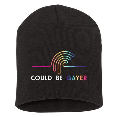 Thomassanders Could Be Gayer 2024 Short Acrylic Beanie