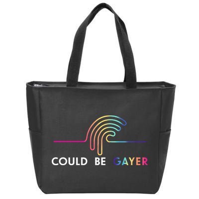 Thomassanders Could Be Gayer 2024 Zip Tote Bag