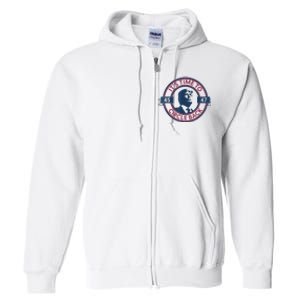 Trump Circle Back Retro 47 Trump 2024 Republicans Full Zip Hoodie