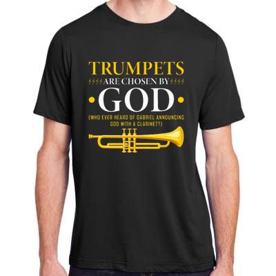 Trumpets Chosen By God Christian Trumpeter Adult ChromaSoft Performance T-Shirt