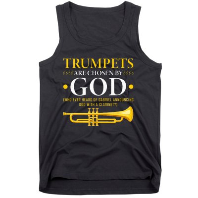 Trumpets Chosen By God Christian Trumpeter Tank Top