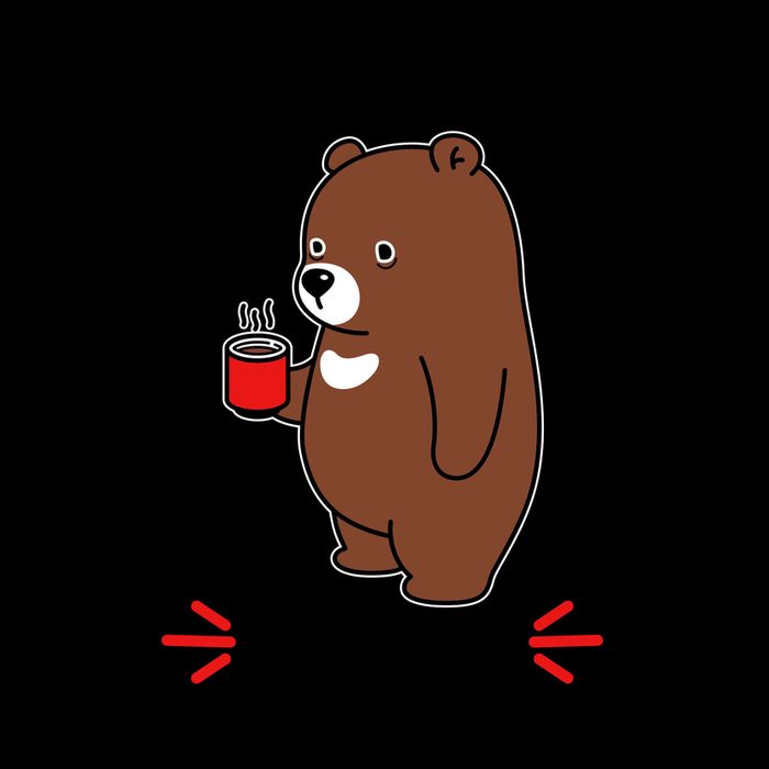 This Coffee Better Kick In Before Reality Does Stressed Coffee Bear 16oz Travel Tumbler