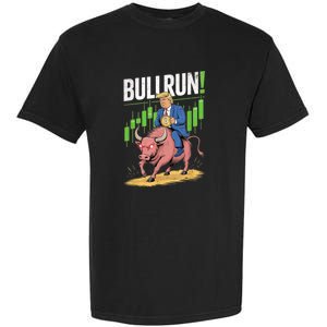 Trump Crypto Btc 2024 Bullrun 2025 Bitcoin Garment-Dyed Heavyweight T-Shirt