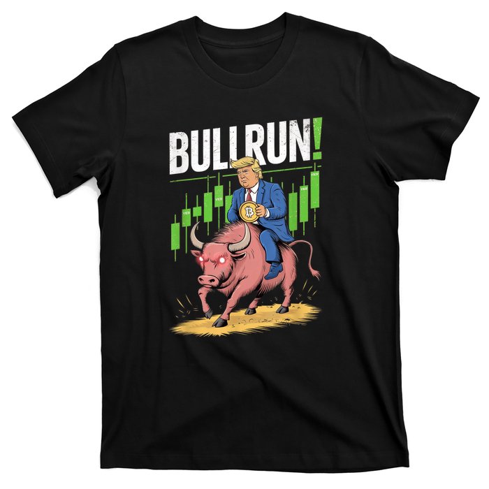 Trump Crypto Btc 2024 Bullrun 2025 Bitcoin T-Shirt