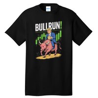 Trump Crypto Btc 2024 Bullrun 2025 Bitcoin Tall T-Shirt