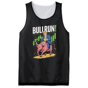 Trump Crypto Btc 2024 Bullrun 2025 Bitcoin Mesh Reversible Basketball Jersey Tank