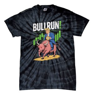 Trump Crypto Btc 2024 Bullrun 2025 Bitcoin Tie-Dye T-Shirt