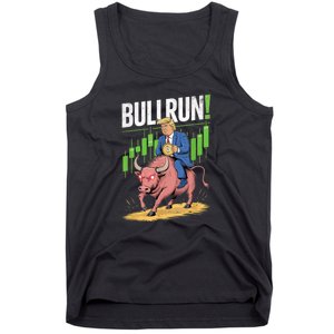 Trump Crypto Btc 2024 Bullrun 2025 Bitcoin Tank Top