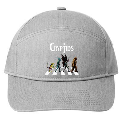 The Cryptids Bigfoot Mothman Wendigo Chupacabra Creatures 7-Panel Snapback Hat