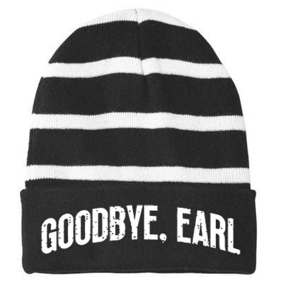 The Chicks Band Striped Beanie with Solid Band