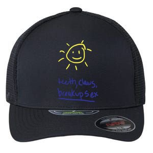 Teeth Claws Breakup Sex Flexfit Unipanel Trucker Cap