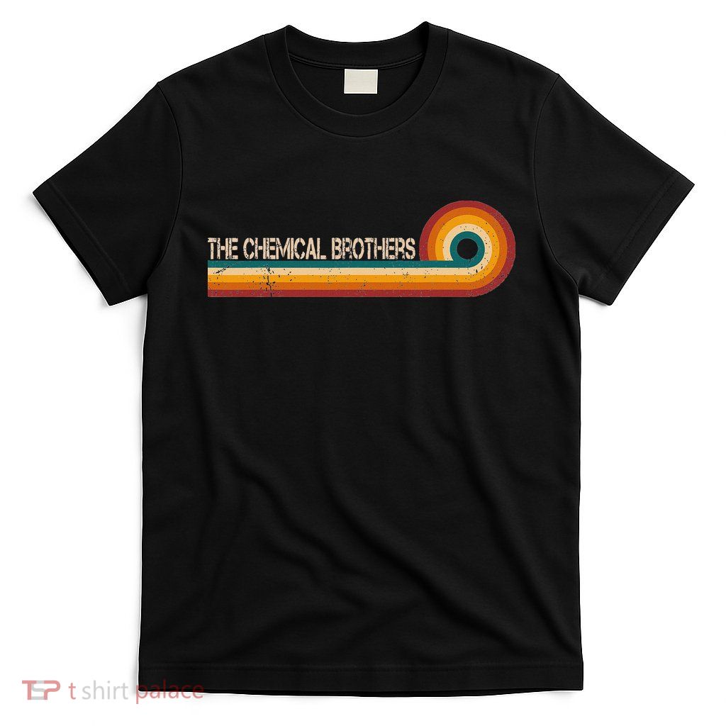 The Chemical Brothers Retro Stripes Musician Vintage T-Shirt