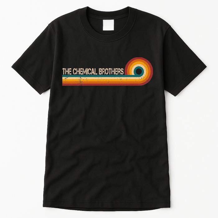 The Chemical Brothers Retro Stripes Musician Vintage Tall T-Shirt