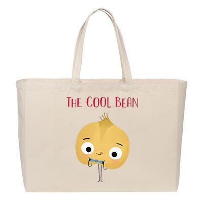 The Cool Bean Costume Cotton Canvas Jumbo Tote