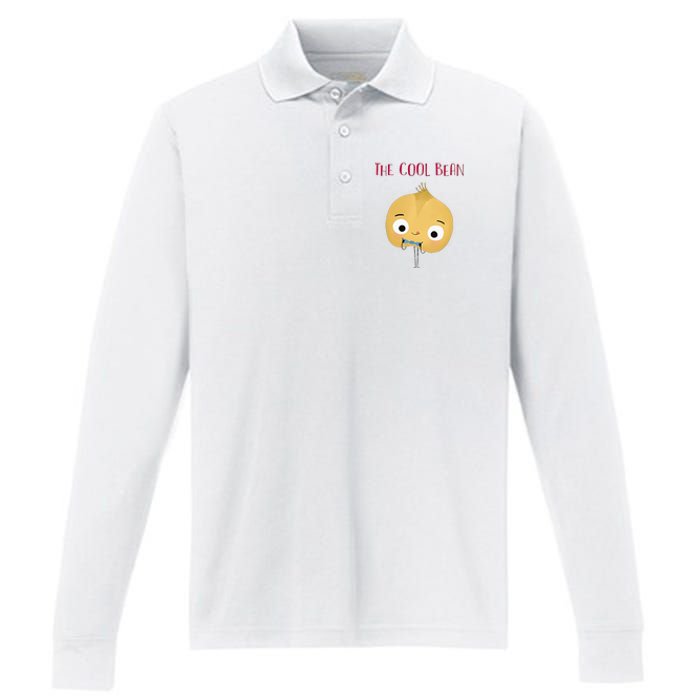 The Cool Bean Costume Performance Long Sleeve Polo