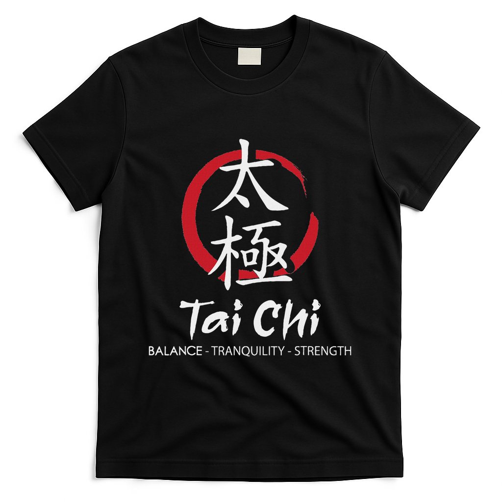 Tai Chi Body Mind Wellness Spiritual Yin Yang Martial Arts T-Shirt