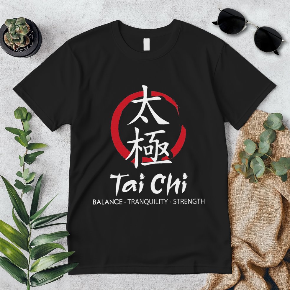 Tai Chi Body Mind Wellness Spiritual Yin Yang Martial Arts Premium T-Shirt