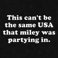 This CanT Be The Same Usa That Miley Was Partying In Ladies PosiCharge Tri-Blend Wicking Tank