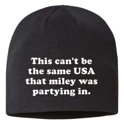 This CanT Be The Same Usa That Miley Was Partying In Sustainable Beanie