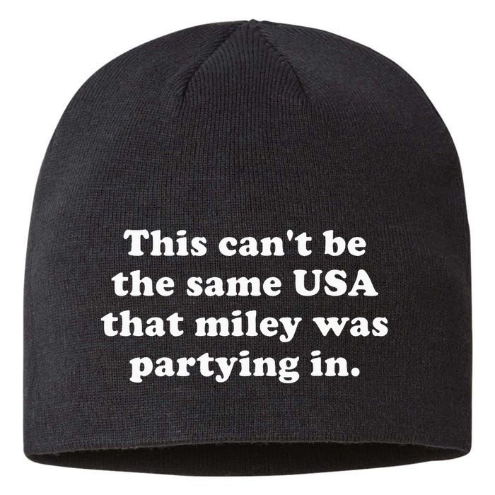 This CanT Be The Same Usa That Miley Was Partying In Sustainable Beanie