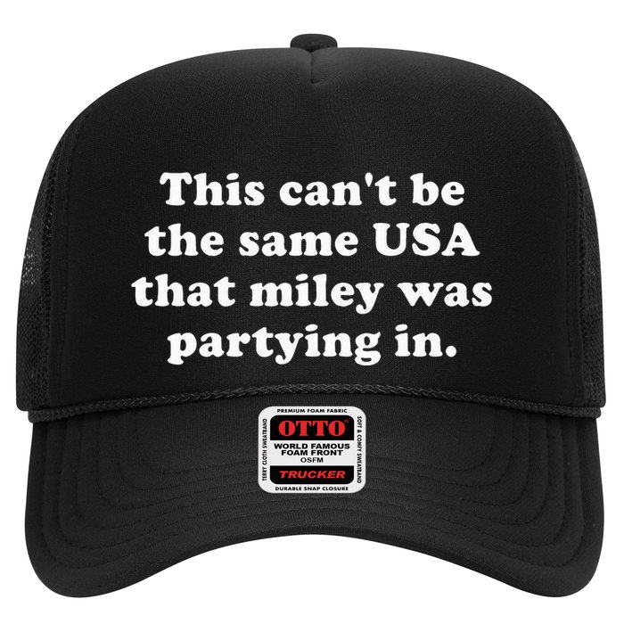 This CanT Be The Same Usa That Miley Was Partying In Trucker Hat