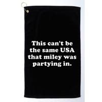 This CanT Be The Same Usa That Miley Was Partying In Golf Towel