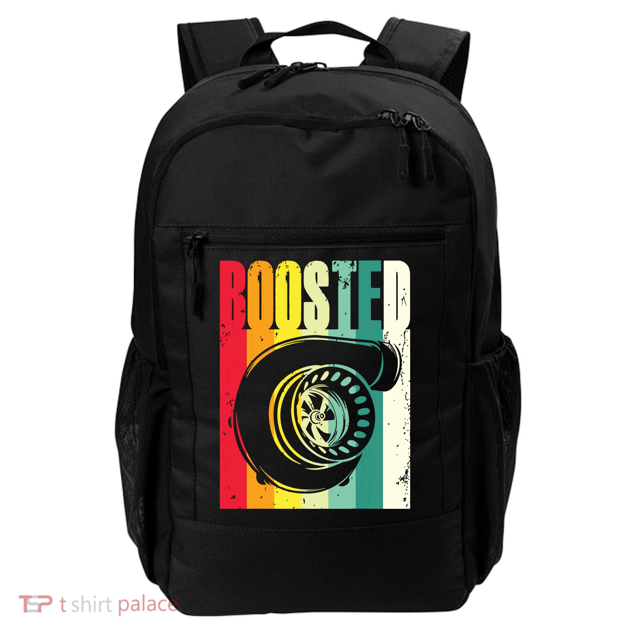 Turbo Car Boosted Car Lover Car Racing Gift Daily Commute Backpack