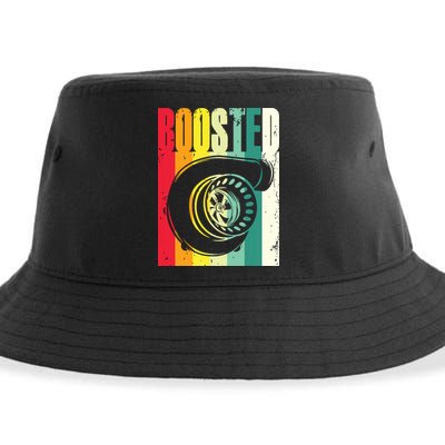 Turbo Car Boosted Car Lover Car Racing Gift Sustainable Bucket Hat