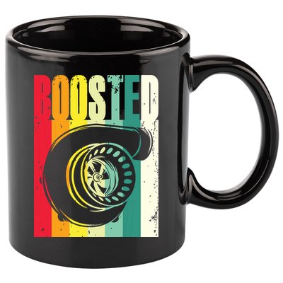 Turbo Car Boosted Car Lover Car Racing Gift 11oz C Handle Ceramic Mug