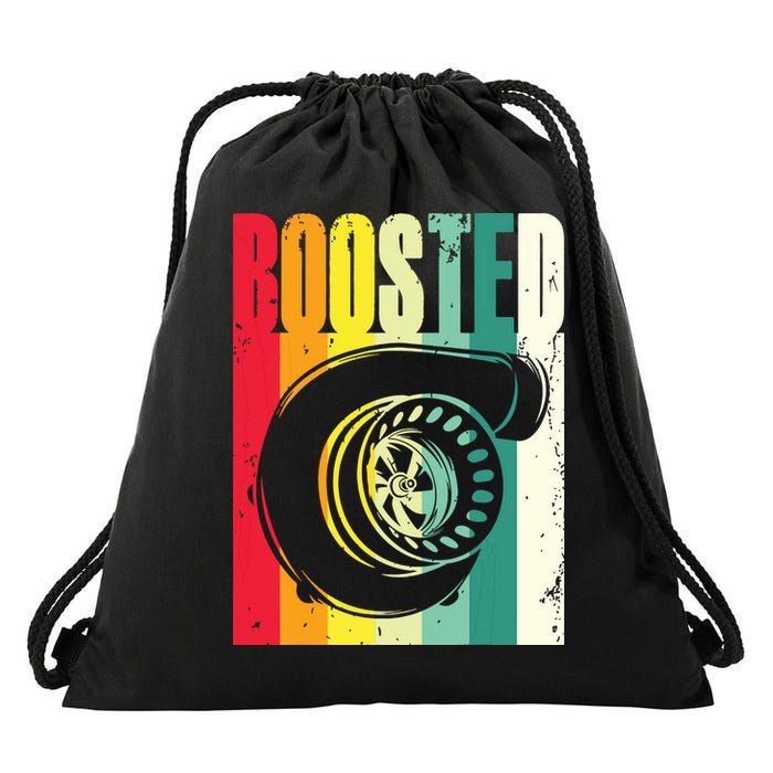 Turbo Car Boosted Car Lover Car Racing Gift Drawstring Bag