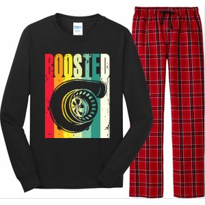 Turbo Car Boosted Car Lover Car Racing Gift Long Sleeve Pajama Set