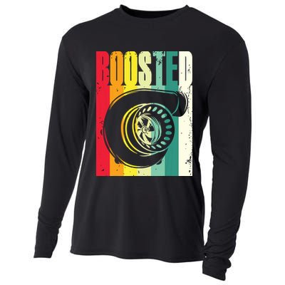 Turbo Car Boosted Car Lover Car Racing Gift Cooling Performance Long Sleeve Crew